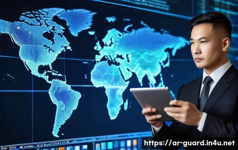 경비지도사 자격증으로 해외 취업 가능성 - **Prompt 1: Global Security Supervisor's Vision**
    "A highly professional and confident male secu...
